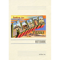 Vintage Lined Notebook Greetings from Marfa, Texas - Paperback