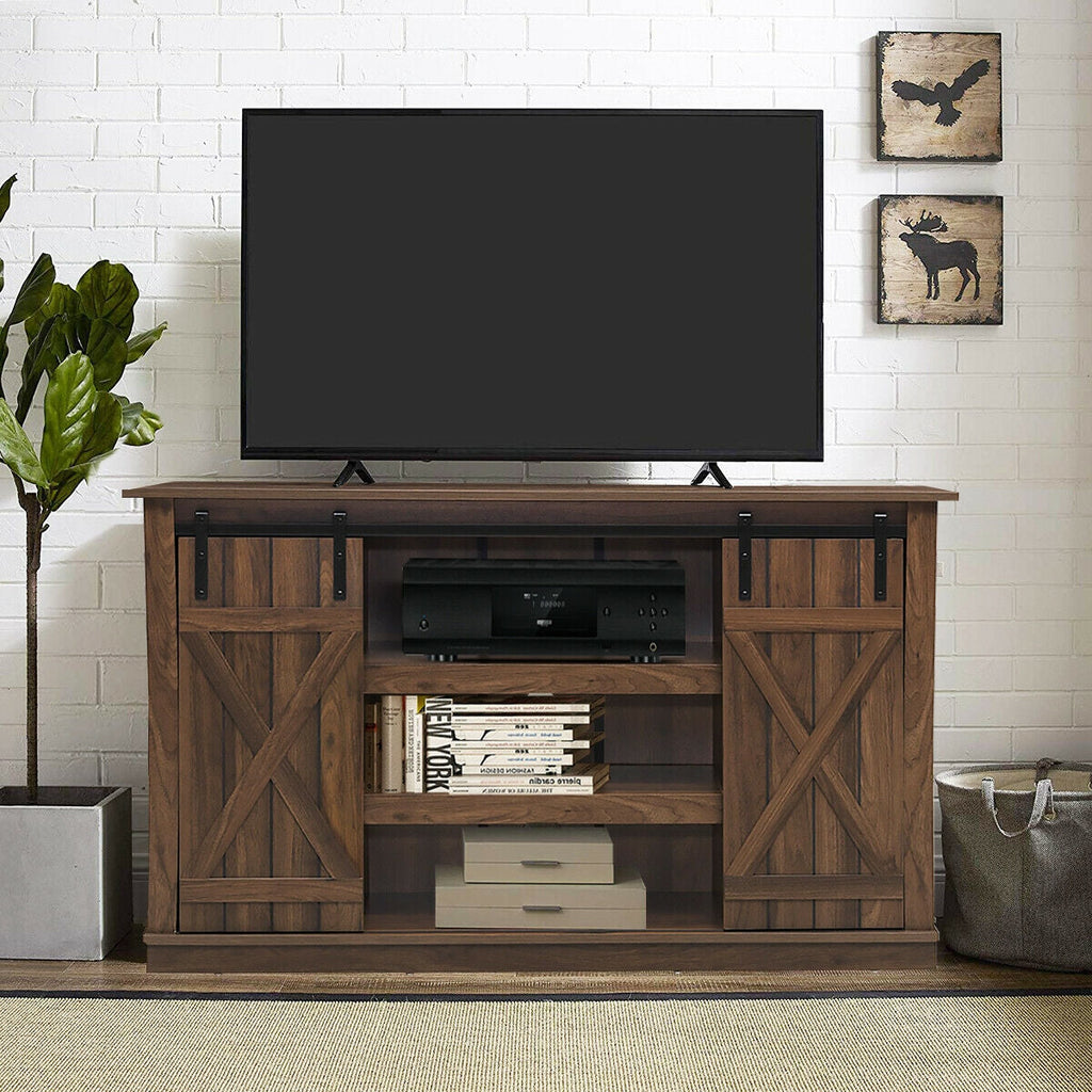 Sliding Barn TV Stand Console Table