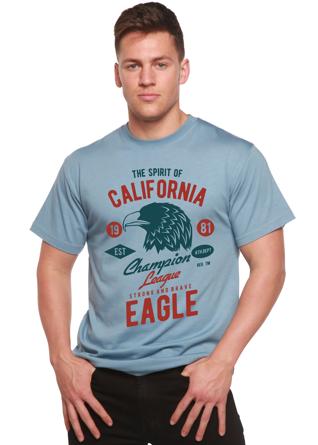 The Spirit of Spun Bamboo® Men's Bamboo Viscose/Organic Cotton Short Sleeve Graphic T-Shirt