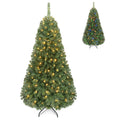 5 FT Pre-Lit Artificial Christmas Tree with Dual Color Lights
