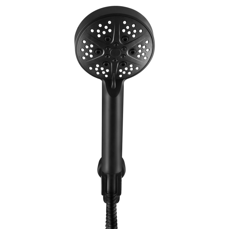 5 Function Massage Hand Shower Black