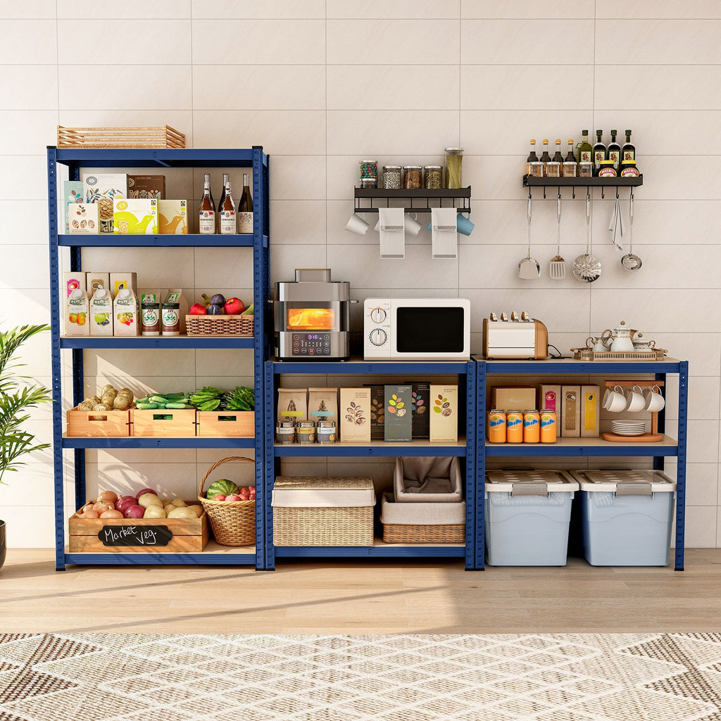 5-Tier Heavy Duty Metal Shelving Unit with 2000 LBS Total Load Capacity
