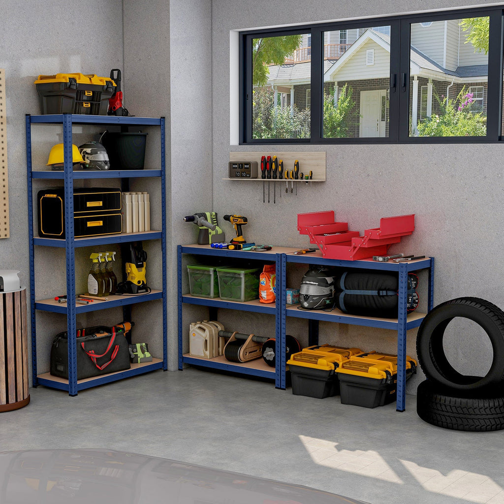 5-Tier Heavy Duty Metal Shelving Unit with 2000 LBS Total Load Capacity