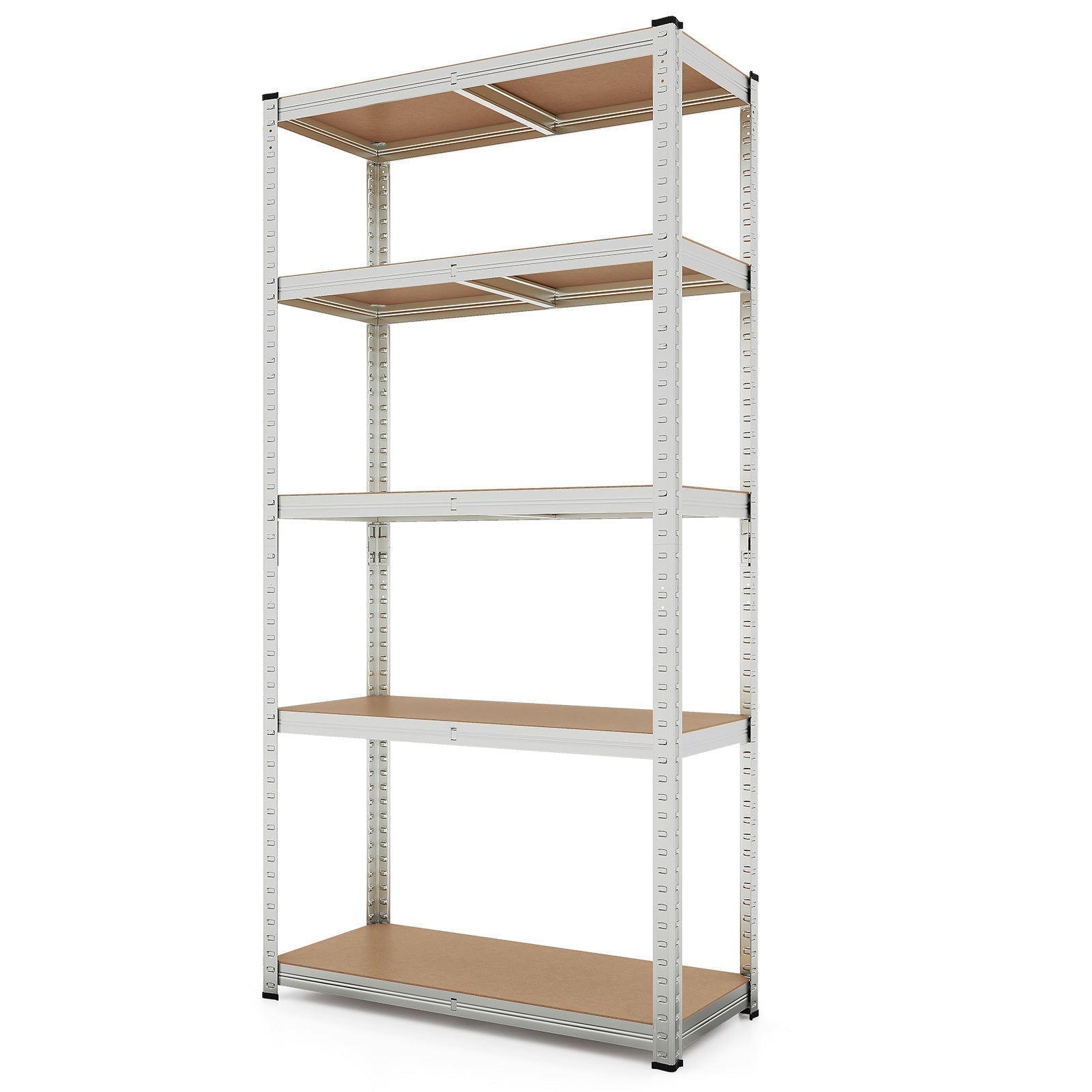 5-Tier Heavy Duty Metal Shelving Unit with 2000 LBS Total Load Capacity