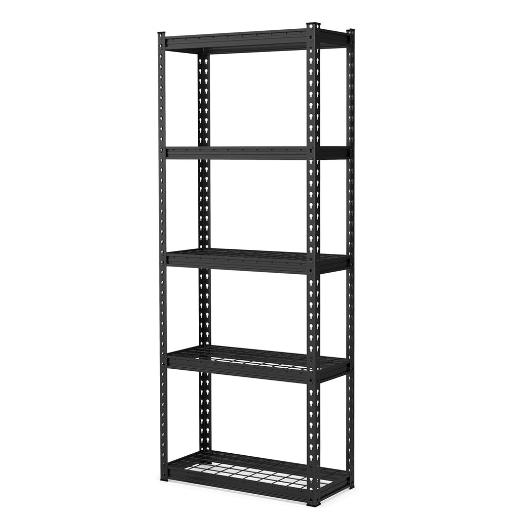 5-Tier Heavy Duty Wire Storage Racks with Anti-slip Foot Pad