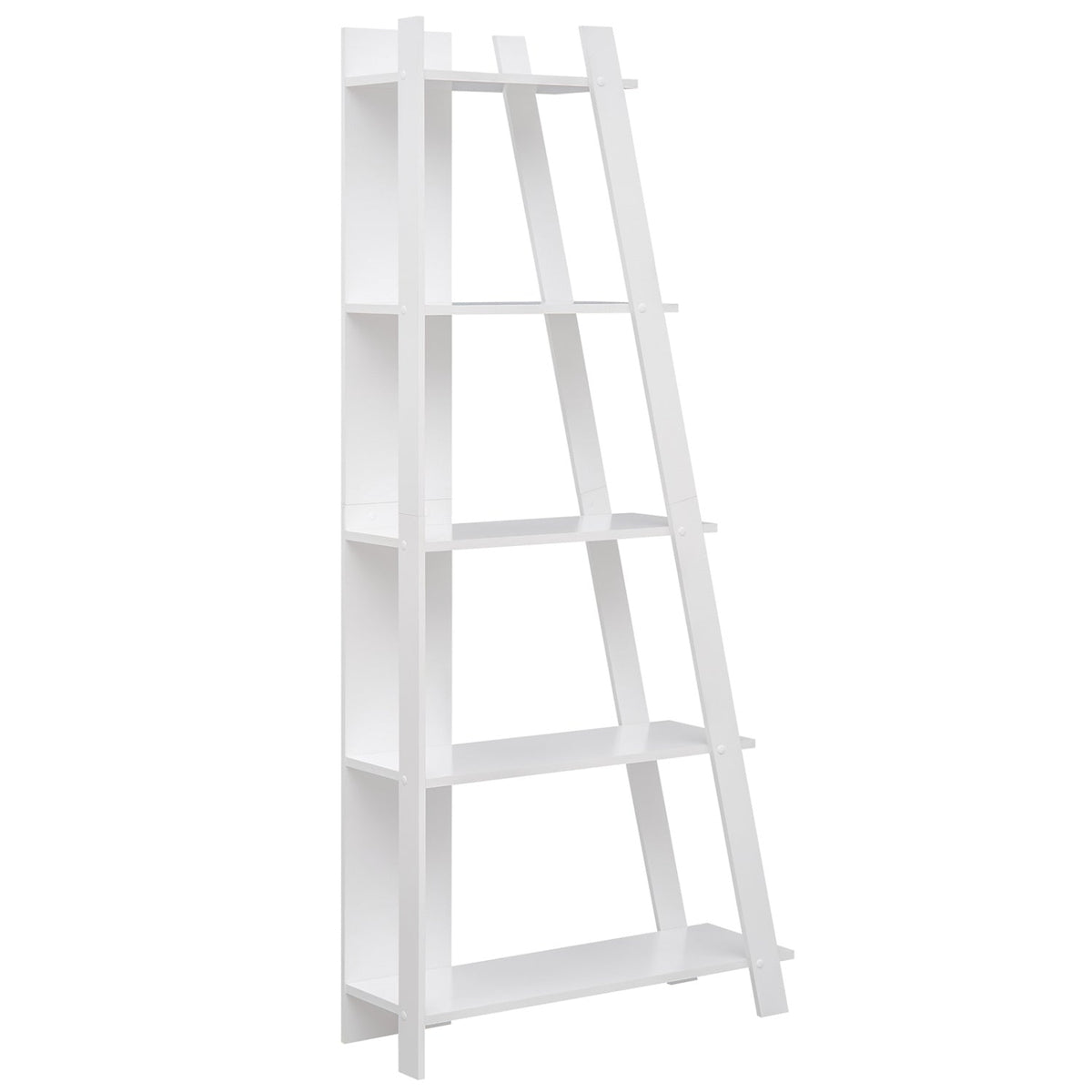 5-Tier Vertical Bookshelf for Small Spaces, 79" Tall