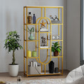 5-Tier Tall Etagere Bookcase with Open Storage Shelves-White