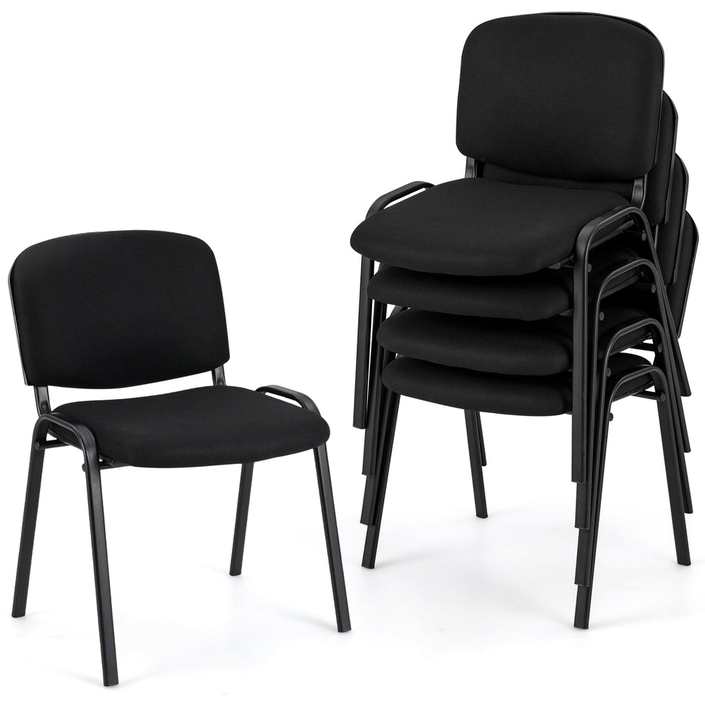 Office Chair with Metal Frame and Padded Cushions for Conference Room
