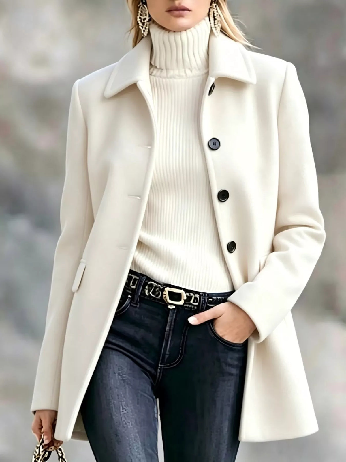 Button Up Longline Coat