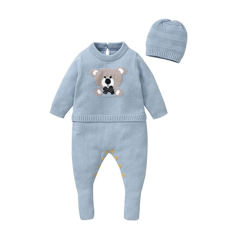 One-piece Rompers Jumpsuit Men's Jumpsuit Hat Suit