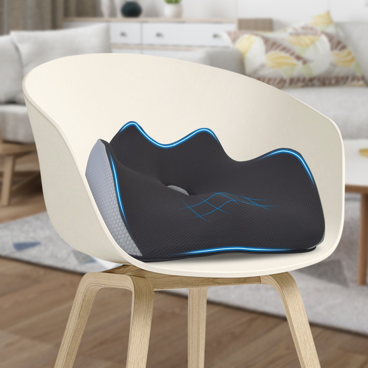 Memory Foam Seat Cushion for Pain Relief and Comfort