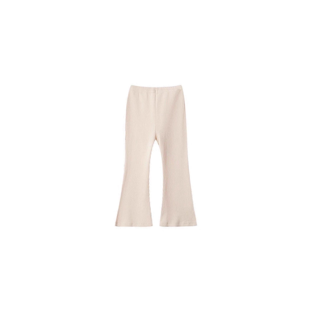 Versatile Casual And Stylish Solid-color Leggings For Little Girls