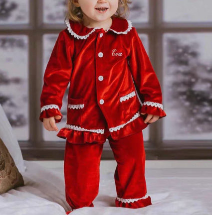 New SpringFall Cotton Pajama Set For Kids