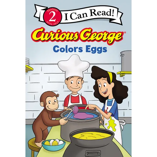 Curious George Colors Eggs: An Easter and Springtime Book for Kids - Hardcover
