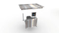 Duke HotFrost™ FTO1-SL 29-Inch Drop-In Frost Top Overshelf, 1 Full-Size Pan, Self-Contained Refrigeration, Touchscreen Controls