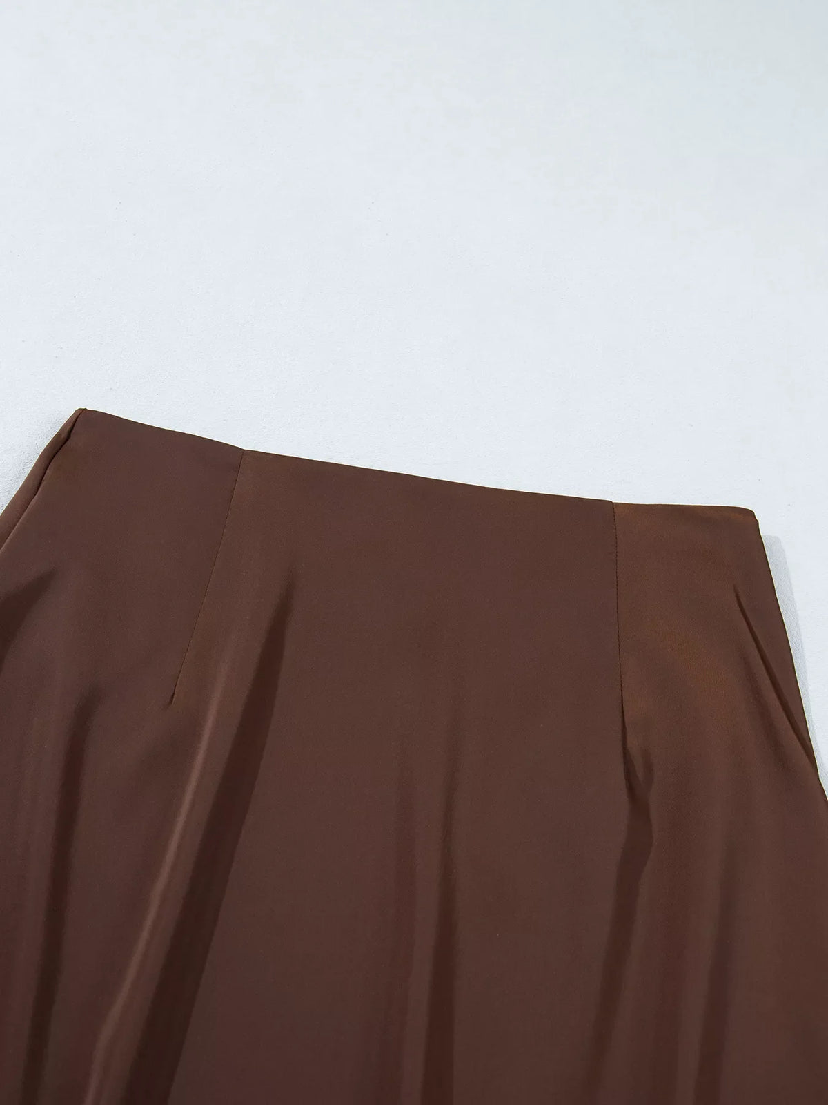Lace Patchwork Hem Long Casual Shift Skirt