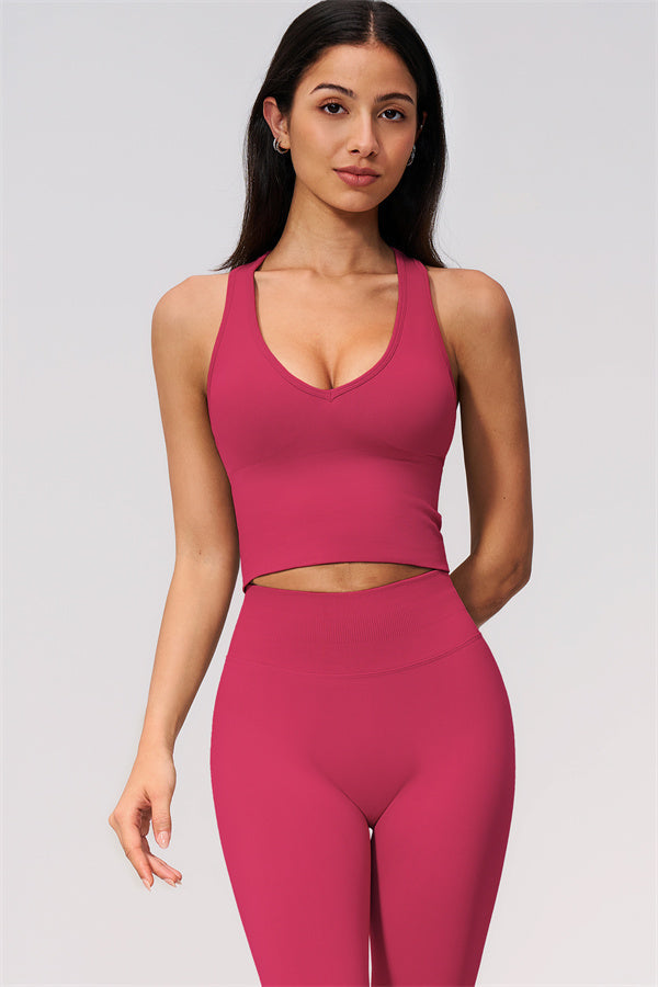 The Allure Crop Top Capri Leggings 2-Piece Set