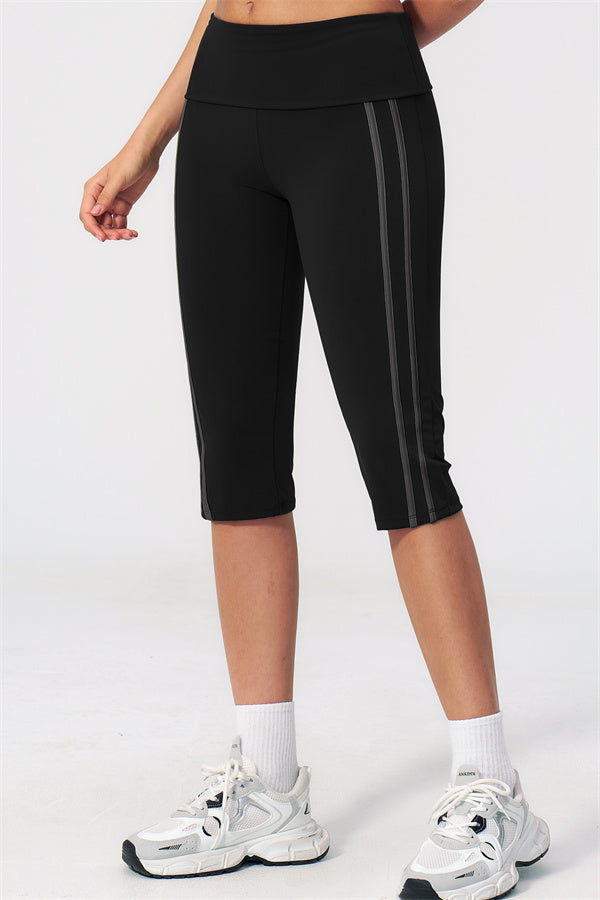 The Evoke Crop Top Capri Leggings 2-Piece Set