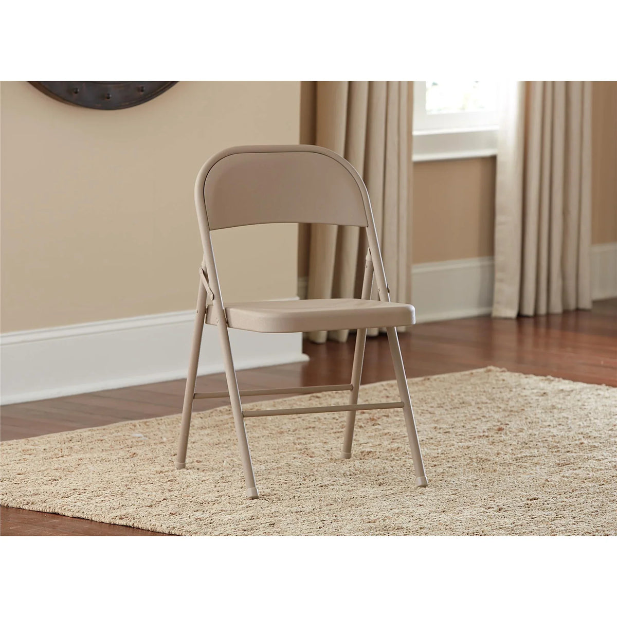Cosco Metal Folding Chair Linen