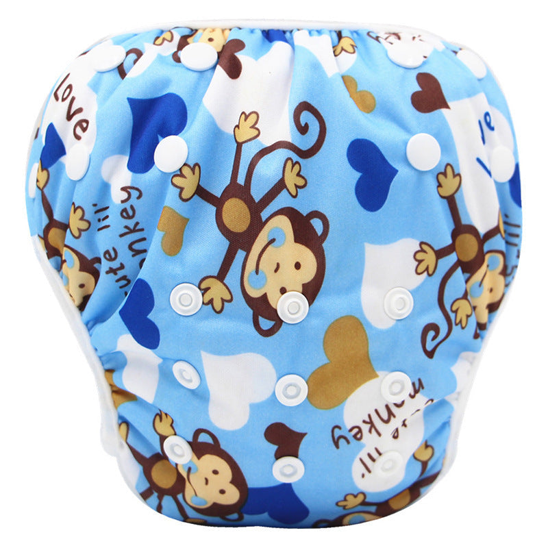 Fashionable Children's Cartoon Swim Trunks