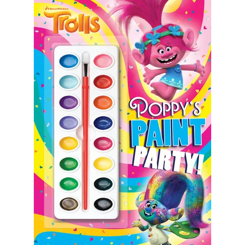 Poppy's Paint Party! (DreamWorks Trolls) - Paperback