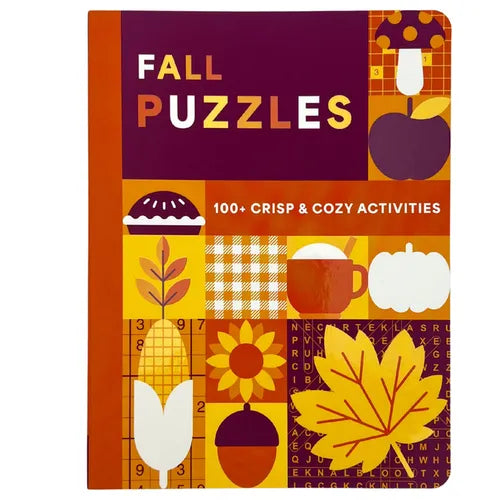 Fall Puzzles: 100+ Crisp and Cozy Activities - Spiral