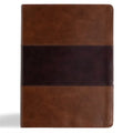 KJV Study Bible, Large Print Edition, Saddle Brown Leathertouch - Imitation Leather