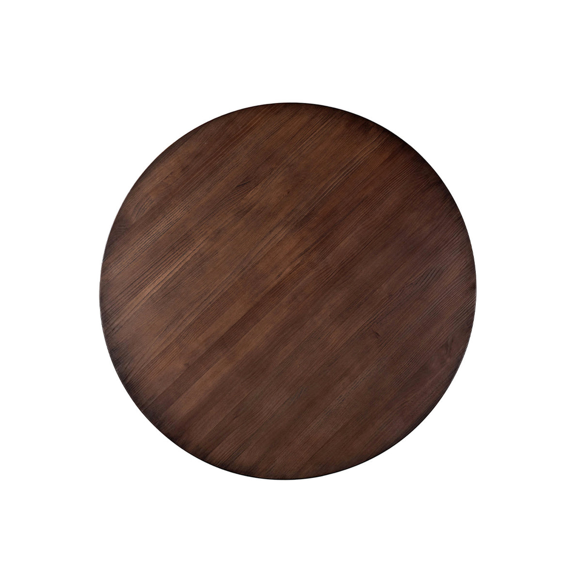 Reclaimed Pine Modern Round Dining Table with Intersecting Base - 60 Inch