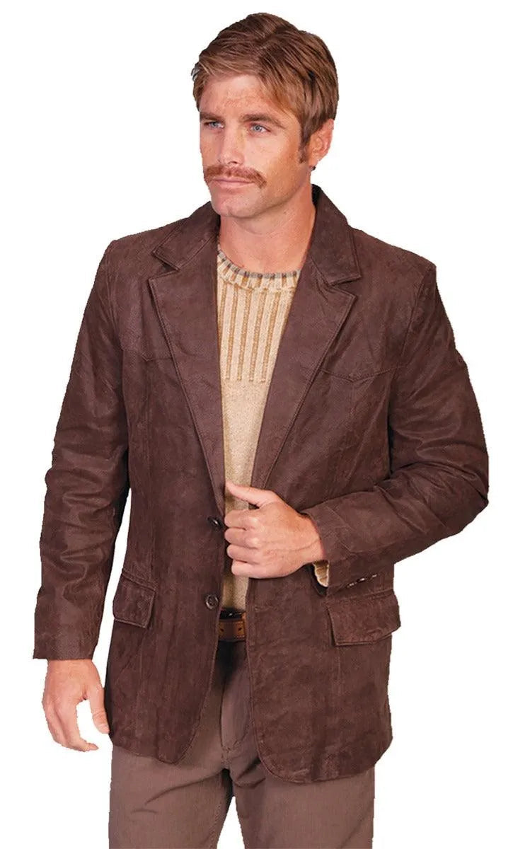 Scully Beau Leather Blazer - Mens Jacket