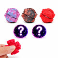 5 Pack Mini Articulated Fidget Spheres, 3CM 3D Printed Textured Squeeze Balls With 2 Mystery Colors, Handheld Sensory Desk Accessories