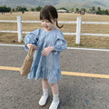 Spring New Korean-style Childrens Dress Mid-length Skirt