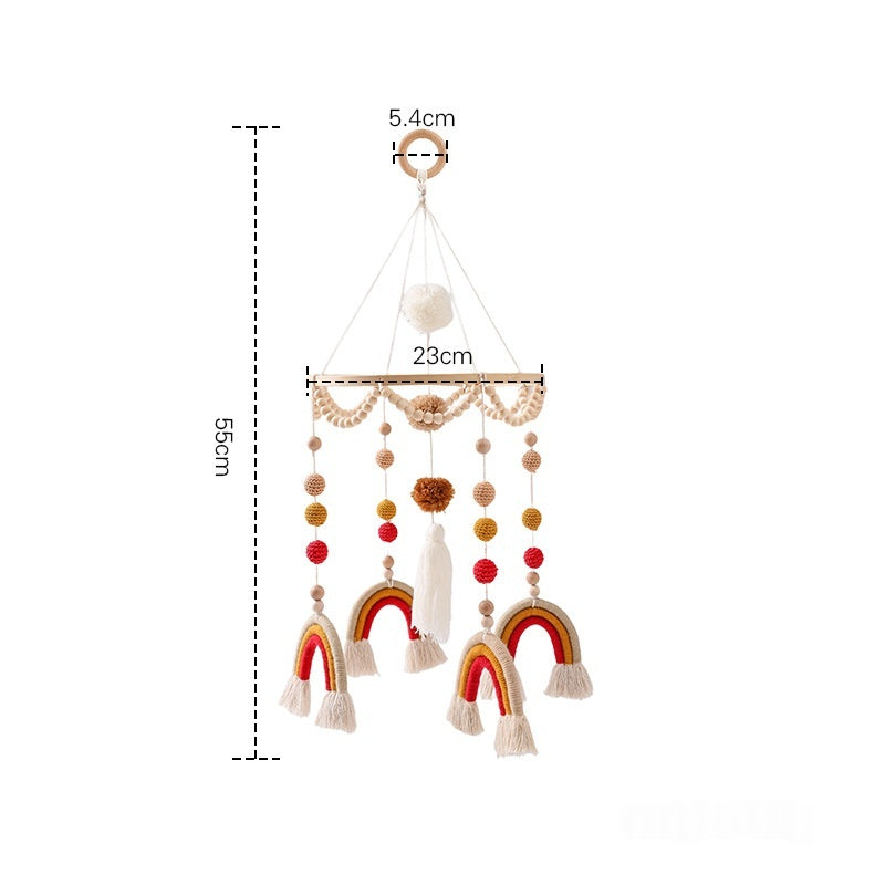 Crib Rattle Three-month-old Newborn Stroller Crib Headboard Rattle