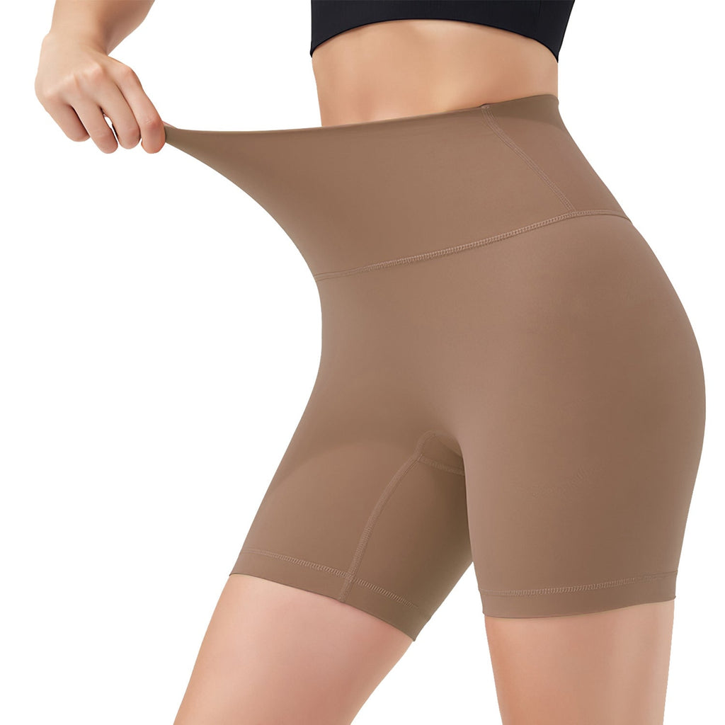 High-Waist Biker Shorts with Tummy Control for Workouts