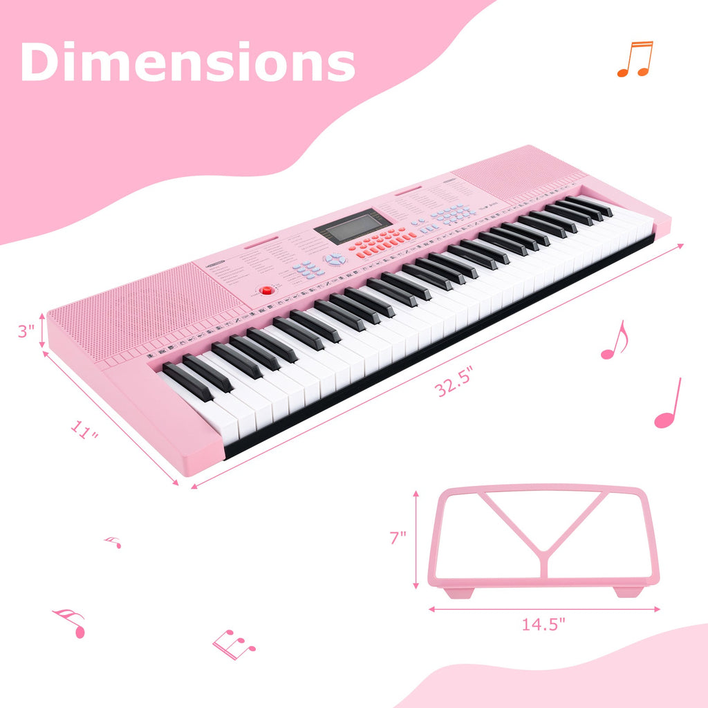 61-Key Electric Piano Keyboard for Beginner