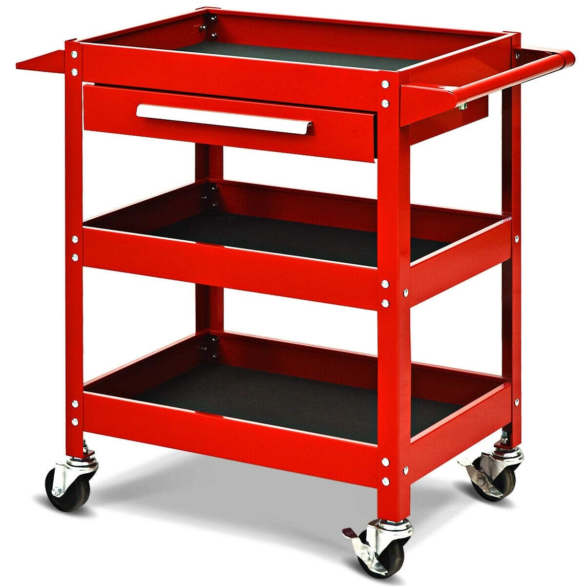 Rolling Tool Cart Mechanic Cabinet Storage ToolBox Organizer with Drawer
