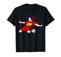 Spain Soccer Fans Jersey Spanish Flag T-Shirt - Fun Novelty Design Unisex