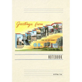 Vintage Lined Notebook Greetings from Bainbridge - Paperback