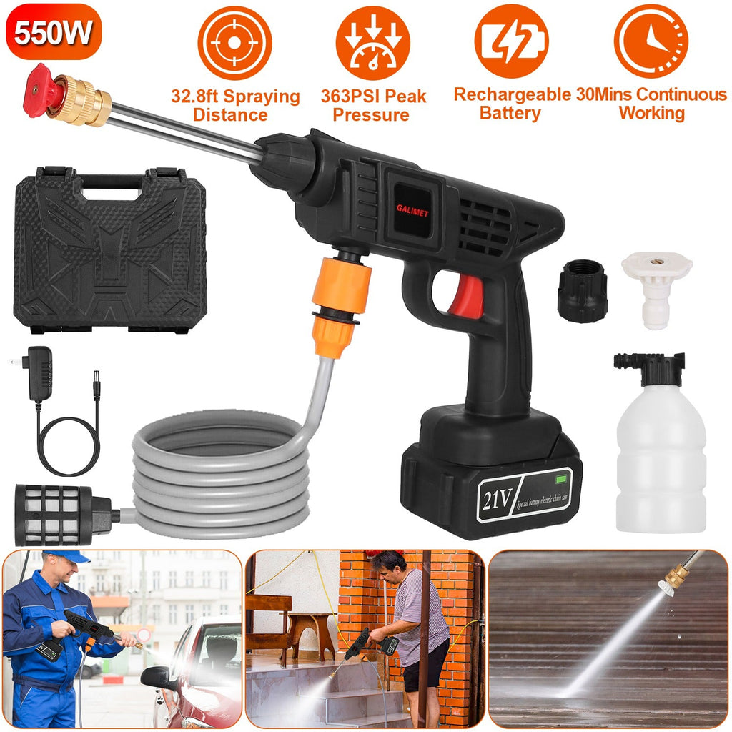 Cordless Pressure Washer Portable Electric Washer for Cars