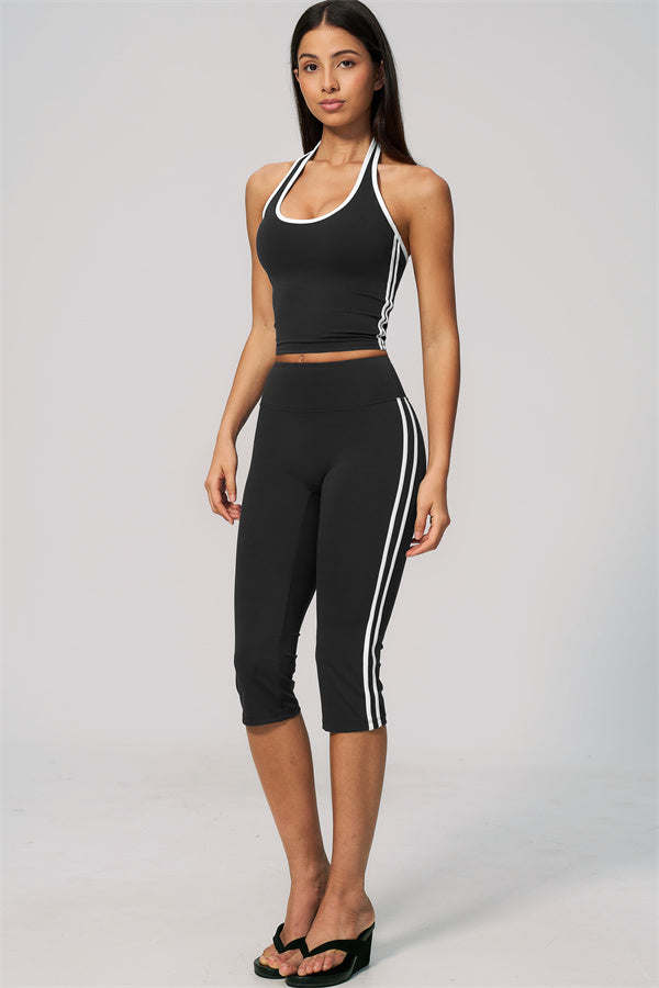 The Onyx Tank Top Capri Leggings 2-Piece Set