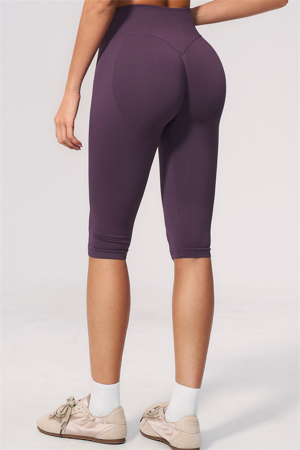 The Allure Crop Top Capri Leggings 2-Piece Set