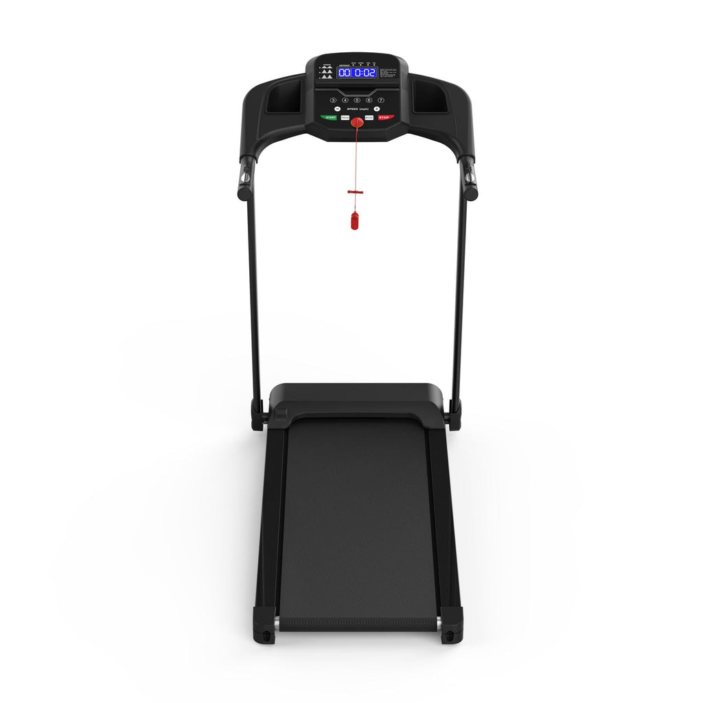 Foldable Treadmill 2.5Hp Electric Running Machine For Home - Black