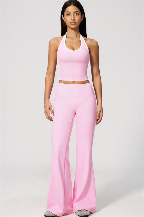 The Onyx Tank Top Flared Leggings 2-Piece Set