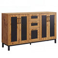 63" Sideboard Buffet Cabinet with 3 Drawers and Storage Shelves