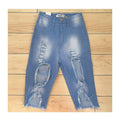 Distressed Bermuda Shorts