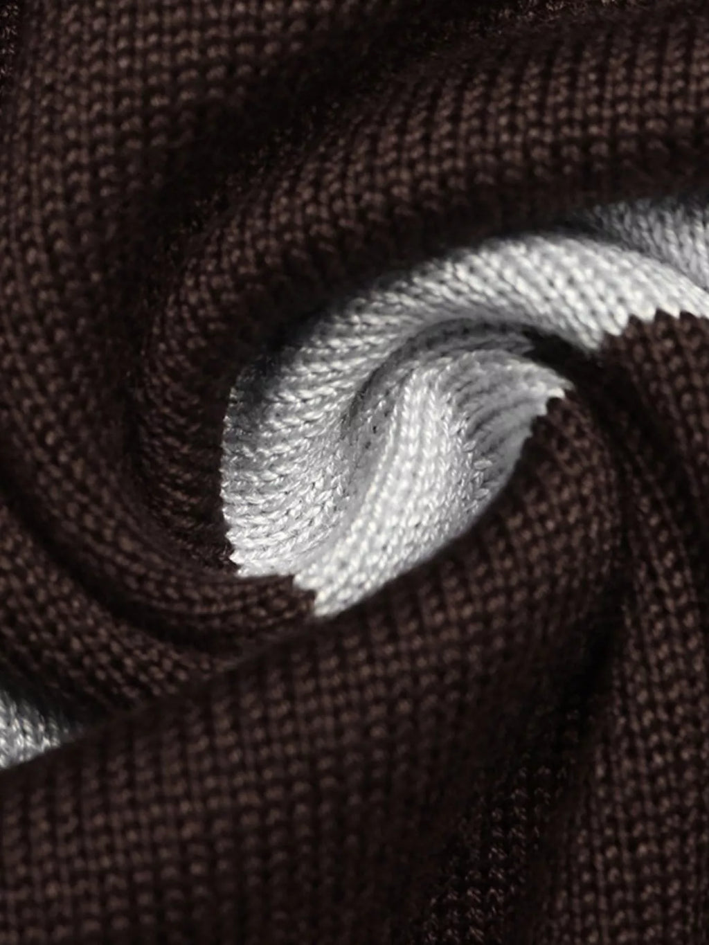 Striped Polo Collar Sweater
