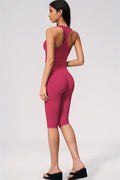 The Allure Crop Top Capri Leggings 2-Piece Set