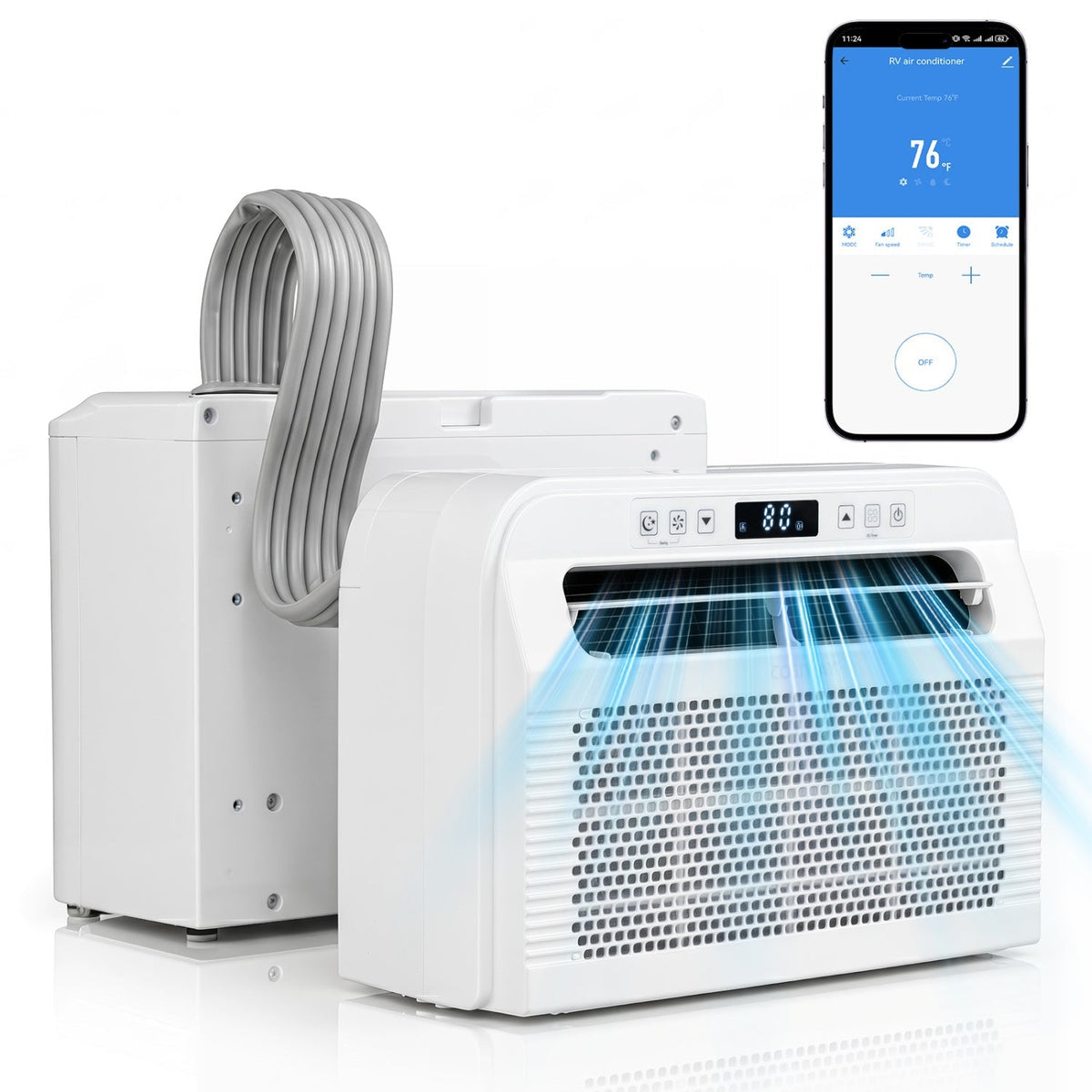 6500 BTU Window Air Conditioner with WiFi and Voice Control