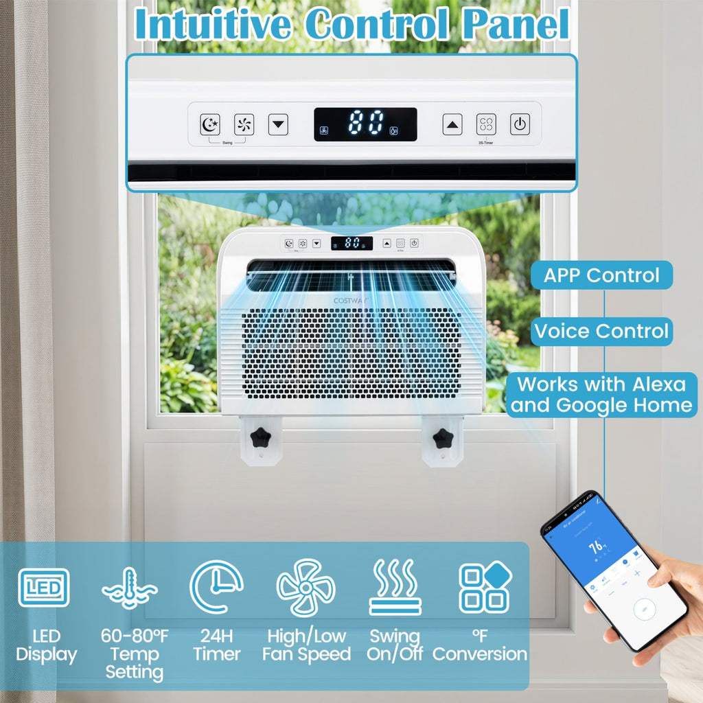 6500 BTU Window Air Conditioner with WiFi and Voice Control