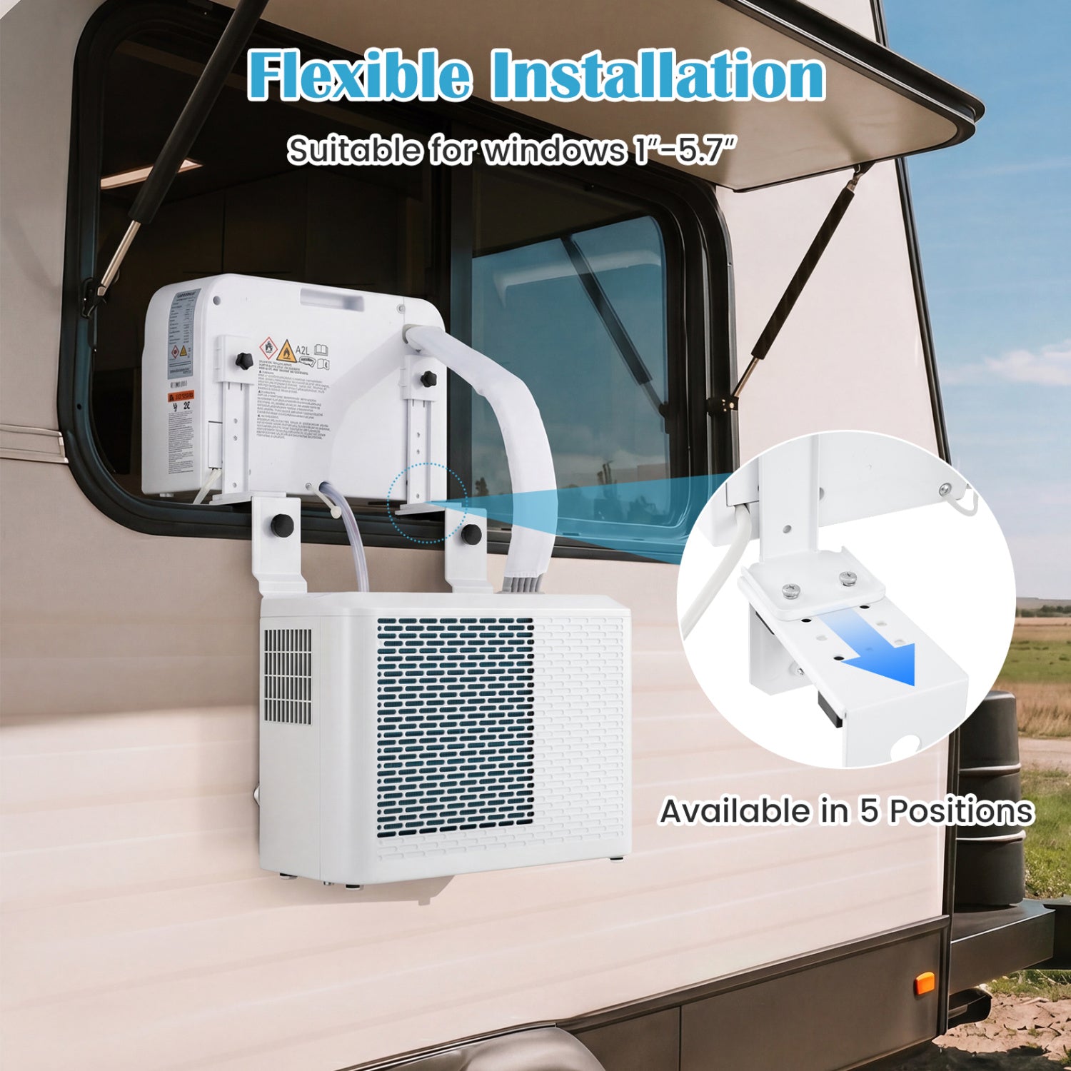 6500 BTU Window Air Conditioner with WiFi and Voice Control