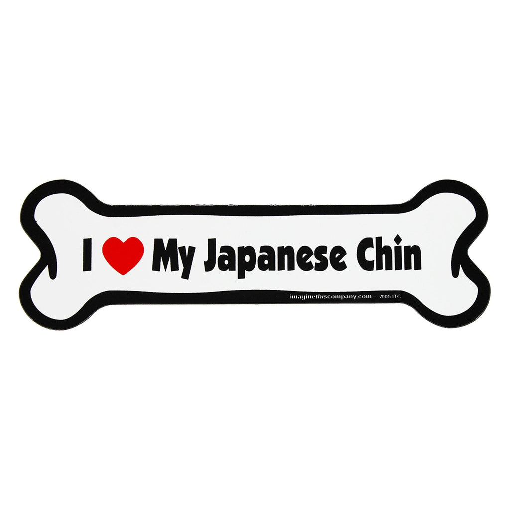 I Love My Dog Car Magnet: Breeds A - K